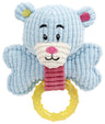Plush Squeaking and Rubber Teething Newborn Puppy Dog Toy