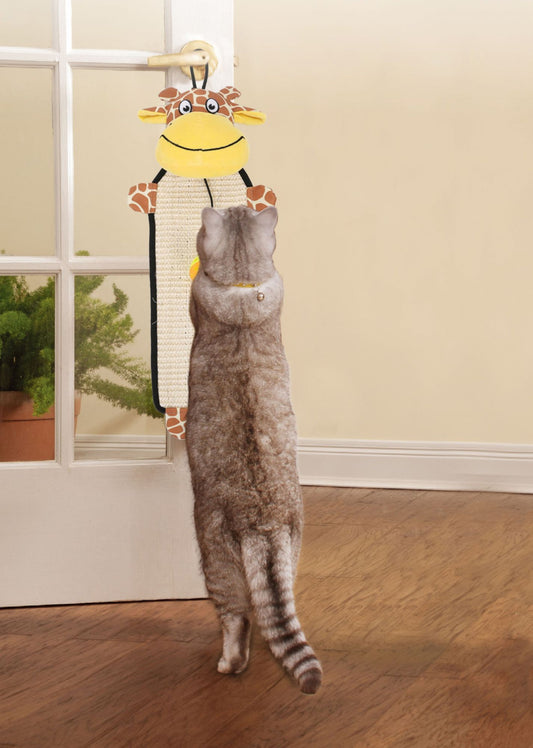 Paw-Pleasant Eco-Natural Sisal and Jute Hanging Carpet Kitty Cat