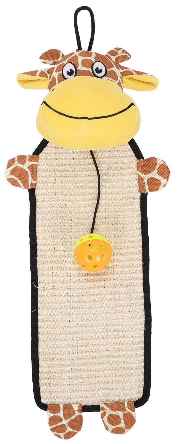 Paw-Pleasant Eco-Natural Sisal and Jute Hanging Carpet Kitty Cat