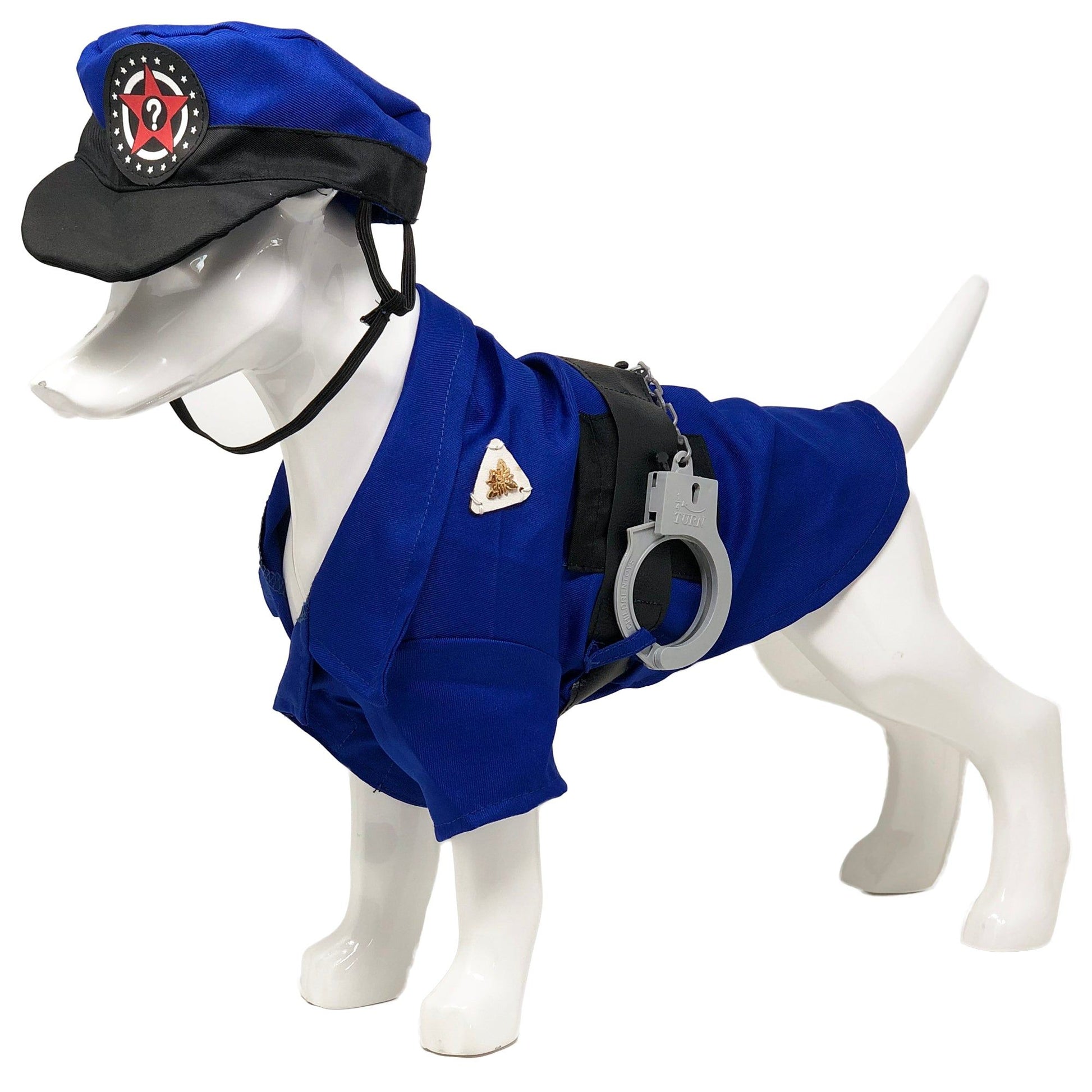 Police Pet Dog Costume Uniform