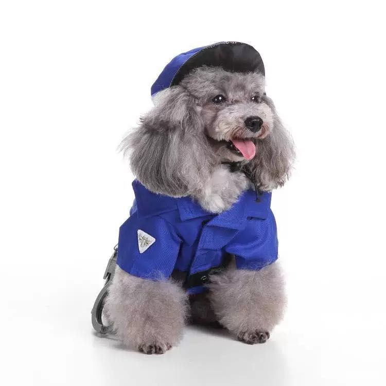Police Pet Dog Costume Uniform