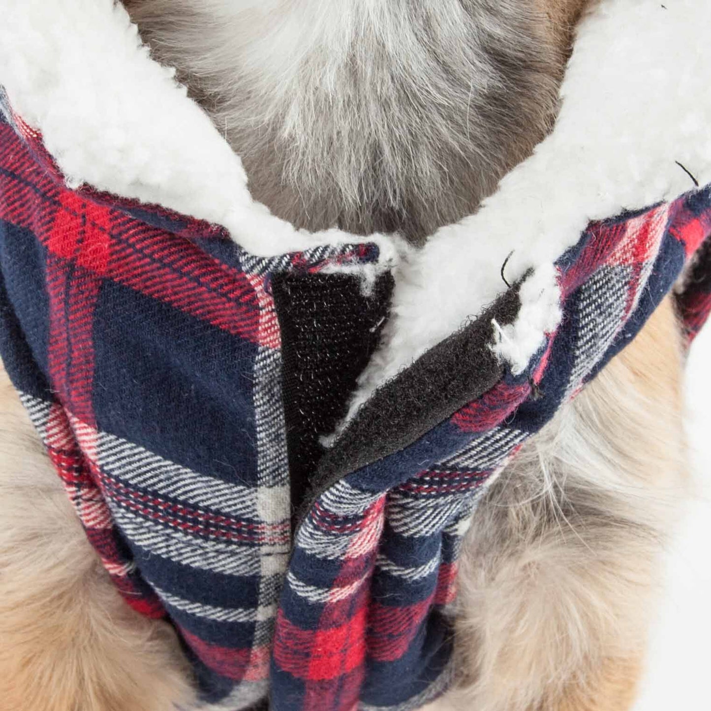 Classical Plaided Insulated Dog Coat Jacket