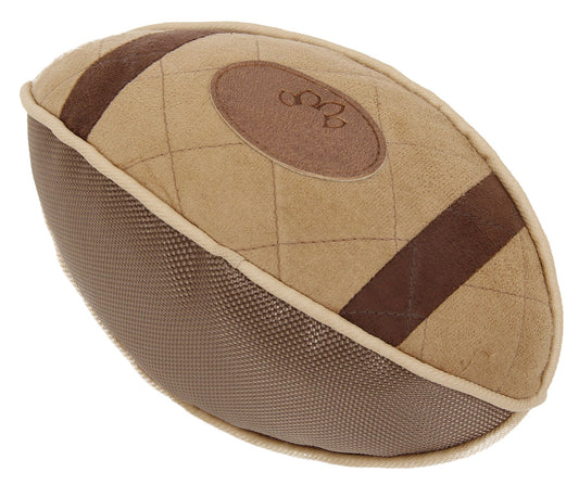 Durable Oxford Nylon and Mesh Plush Squeaky Football Dog Toy