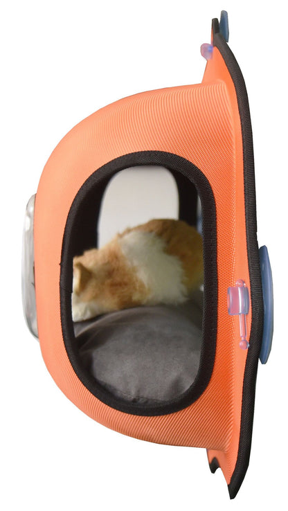 See-Through Suction Cup Kitty Cat Lounger and Bed