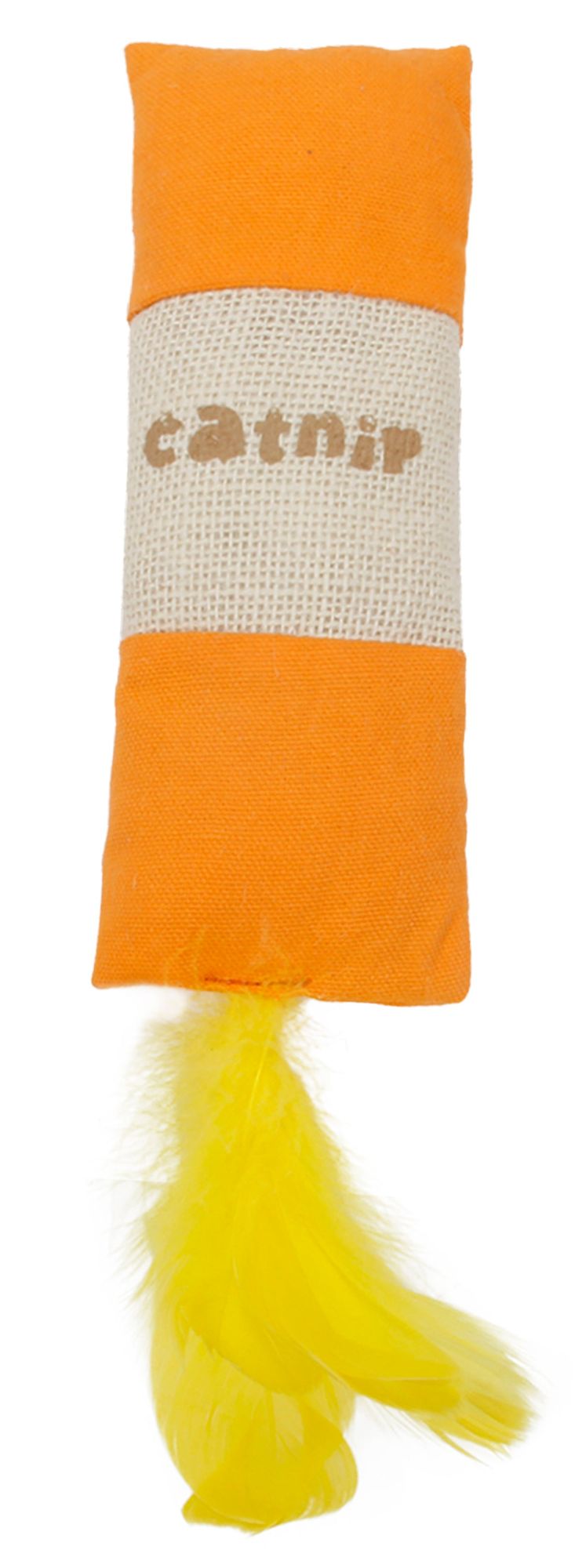 Rectangular Duffle Crinkle Plush Faux Fur Teaser Catnip Kitty Cat