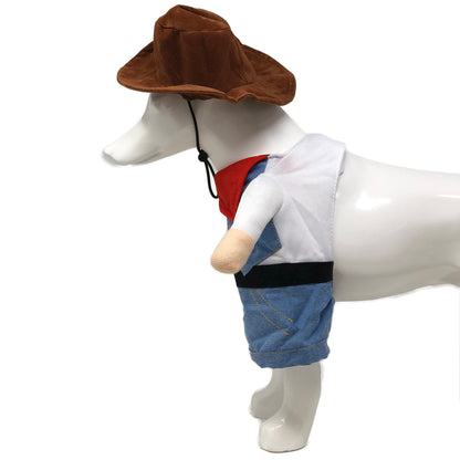 Cowboy Pet Dog Costume Uniform