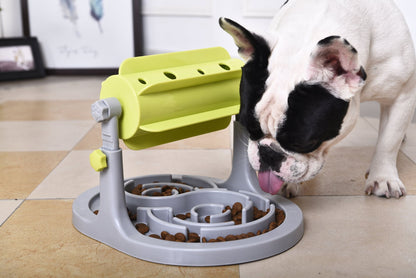 IQ Training Interactive Rotating Slow Dog Feeder