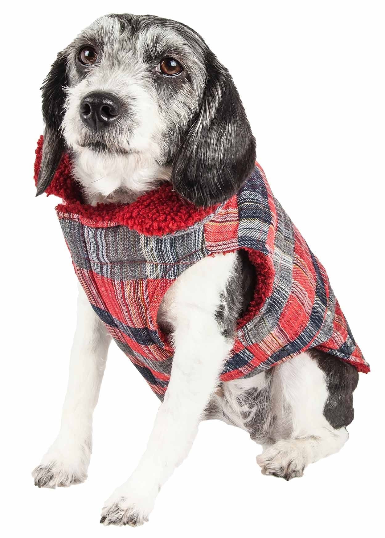 Tartan Classical Plaided Insulated Dog Coat Jacket