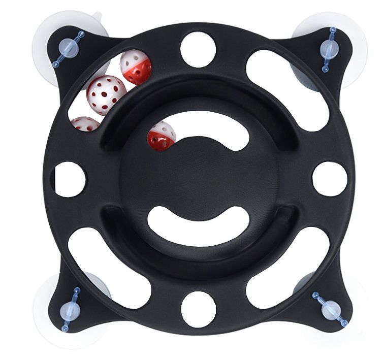 Interactive Suction Cup Kitty Cat Toy