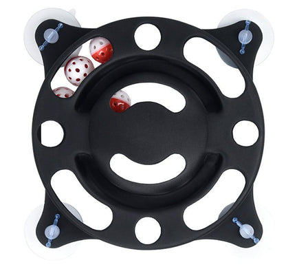 Interactive Suction Cup Kitty Cat Toy
