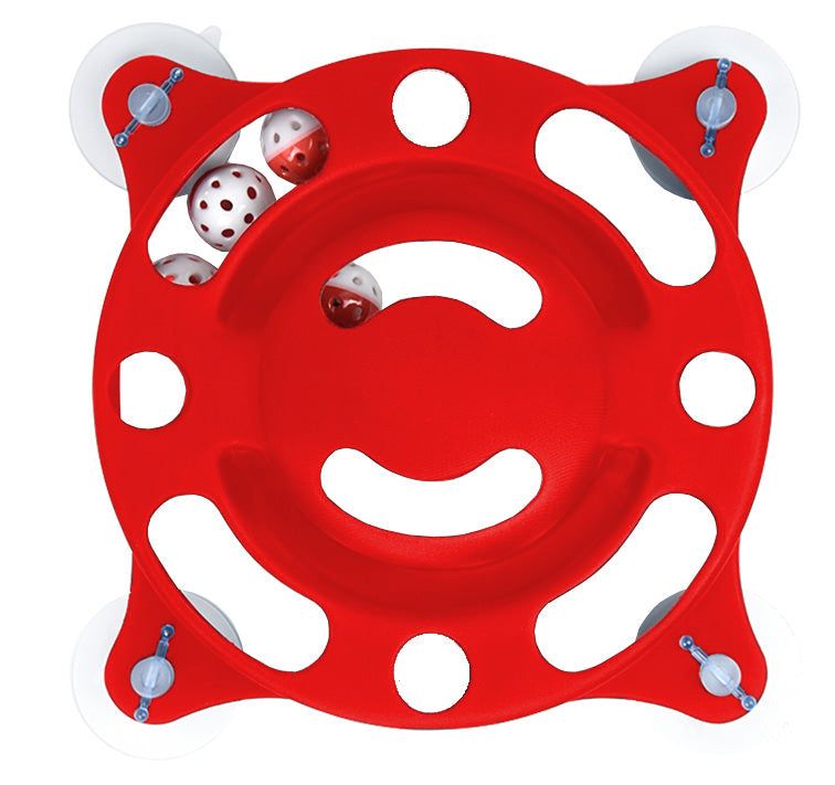 Interactive Suction Cup Kitty Cat Toy