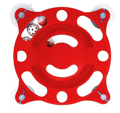 Interactive Suction Cup Kitty Cat Toy