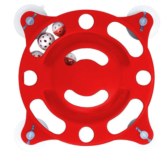 Interactive Suction Cup Kitty Cat Toy