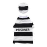 Striped Retro Inmate Prisoner Pet Dog Costume Uniform
