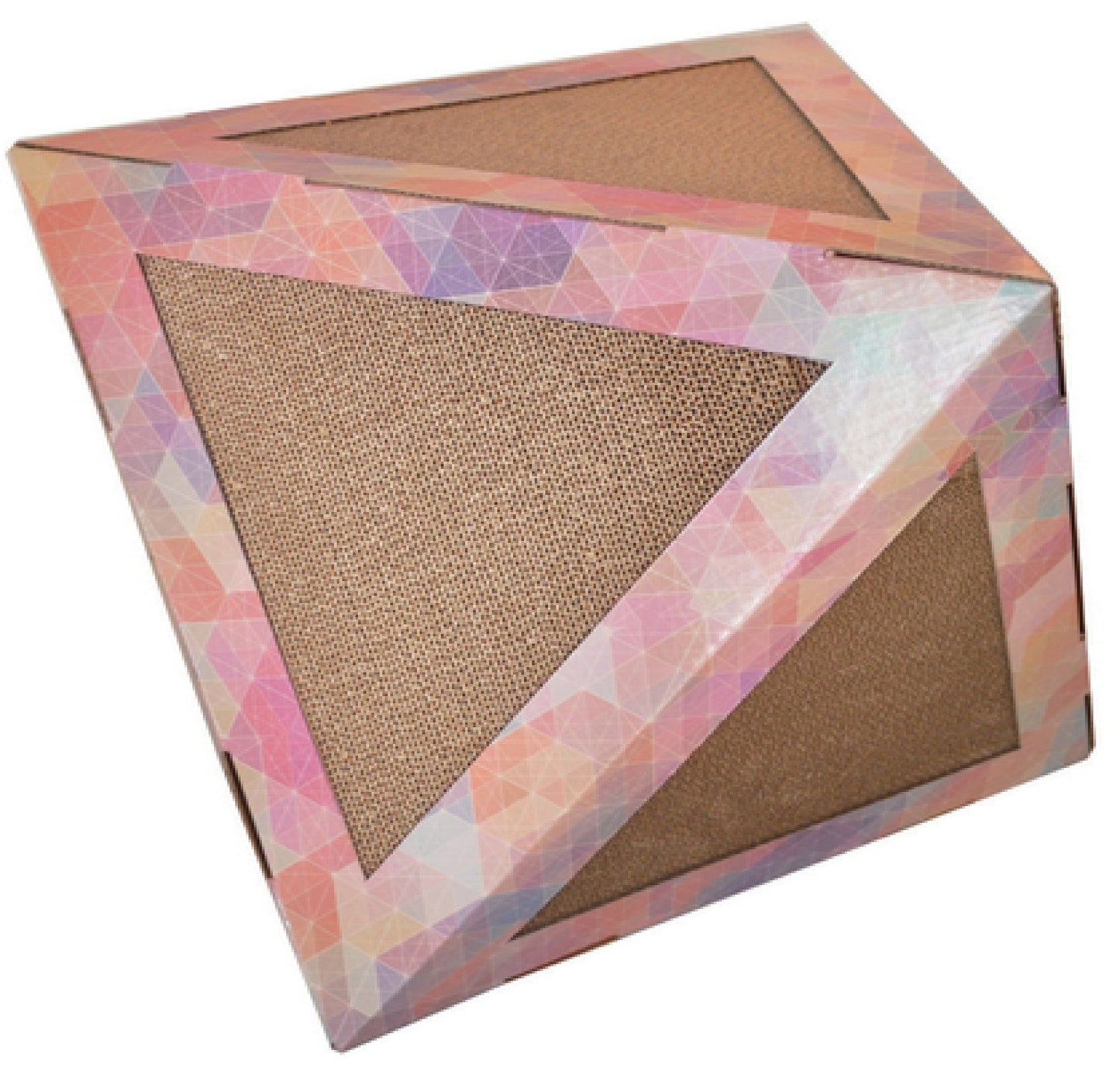 Triangular Ultra Premium Collapsible Puzzle Pet Cat Scratcher House