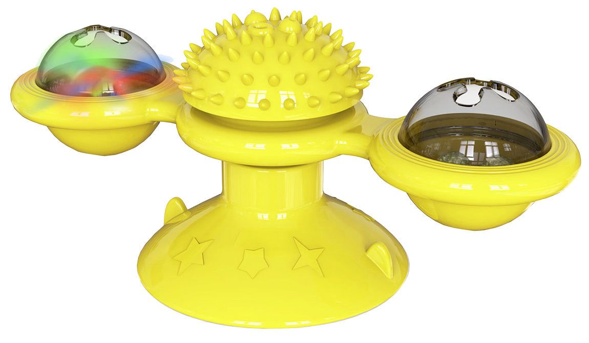Rotating Suction Cup Spinning Cat Toy