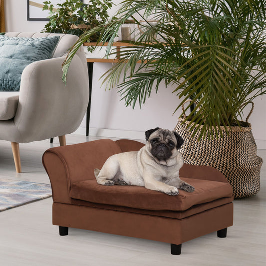 Pet Sofa Bed Couch with Storage, Pet Sofa for Cats and Small Dogs