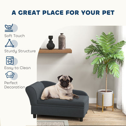 Pet Sofa Bed Couch with Storage, Pet Sofa for Cats and Small Dogs