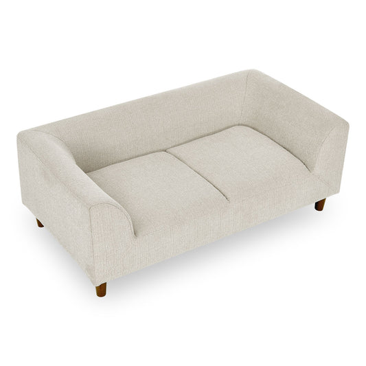 Pet Sofa with Backrest and Armrests, Modern Rectangular Pet Sofa