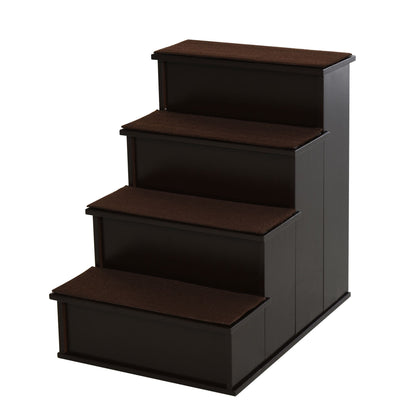 Pet Stairs, Pet Steps with Cushioned Removable Covering