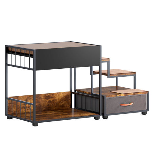 Pet Step Window Perch,Bunk Beds Window Perch for Dogs Bedside