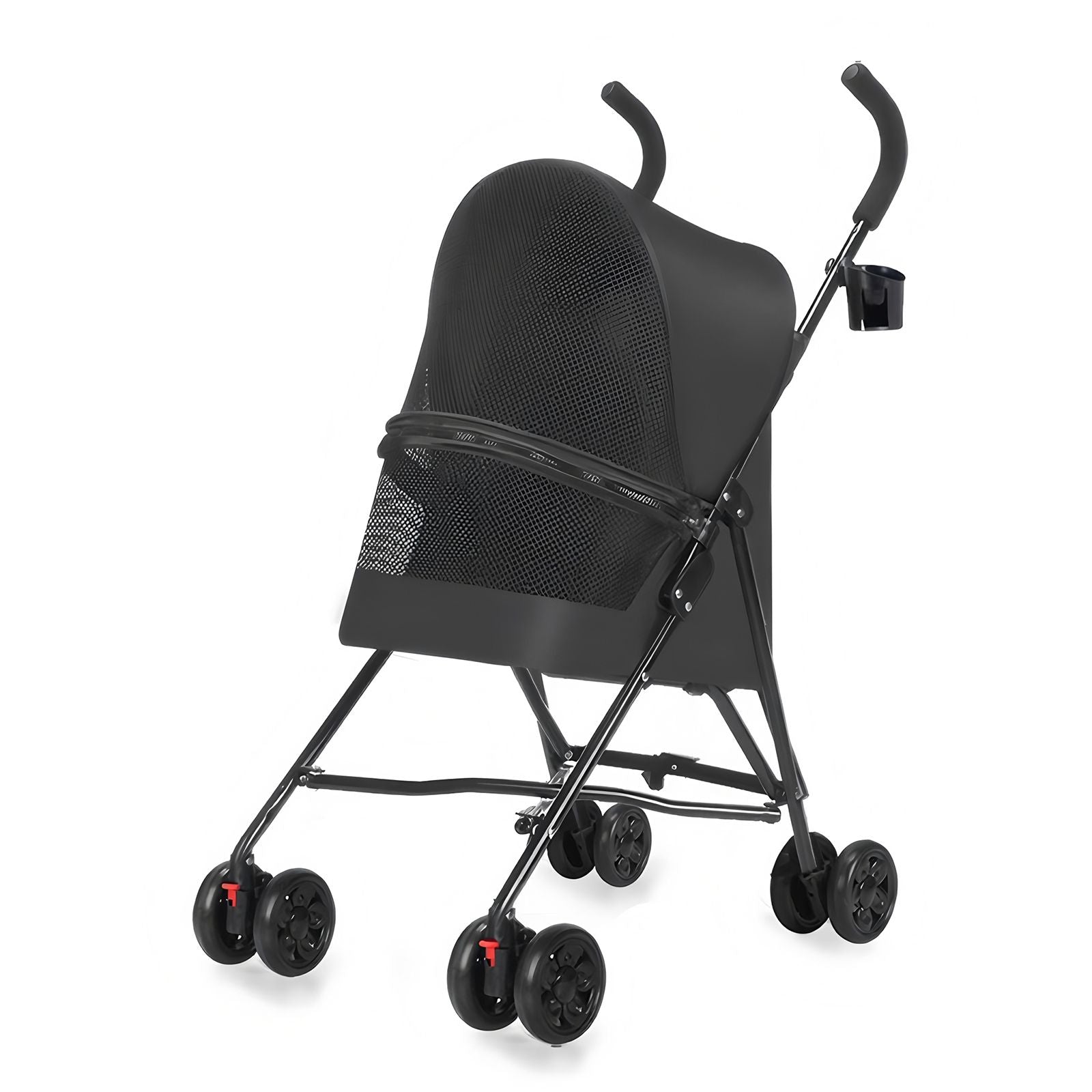 Pet Stroller for Small Dogs Cats with Mesh Ventilation, Lightweight
