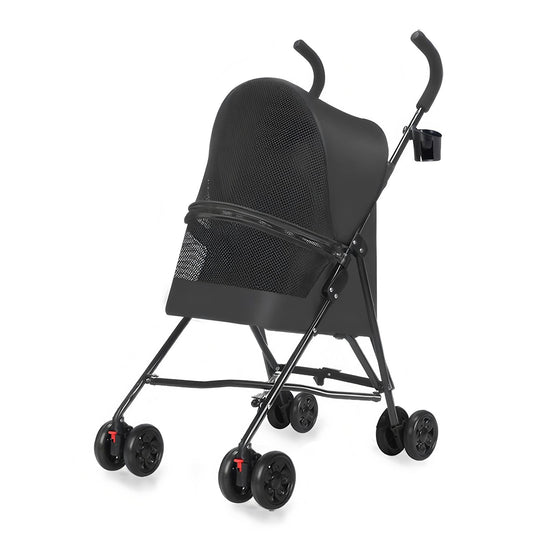 Pet Stroller for Small Dogs Cats with Mesh Ventilation, Lightweight