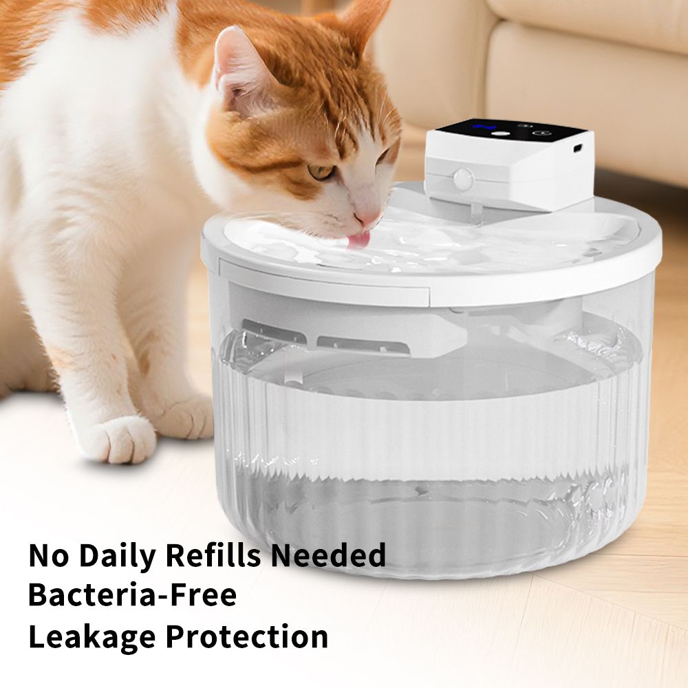 Pet Water Fountain, Large Capacity Automatic Cat Water Dispenser