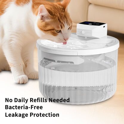 Pet Water Fountain, Large Capacity Automatic Cat Water Dispenser