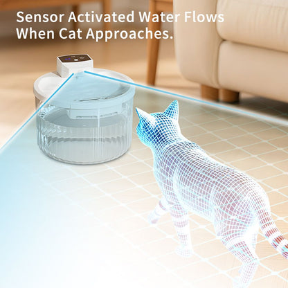 Pet Water Fountain, Large Capacity Automatic Cat Water Dispenser