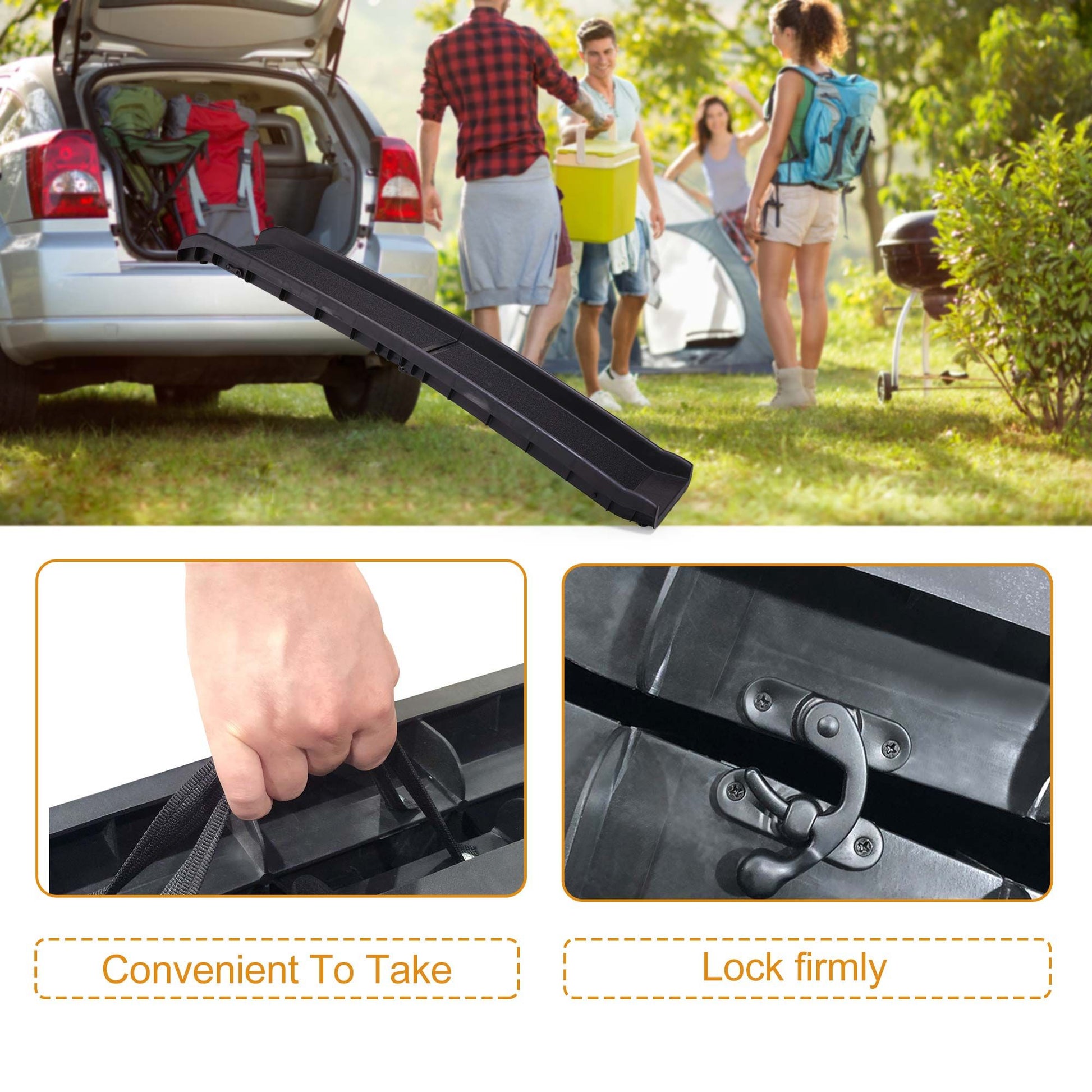 Portable Foldable Pet Ramp Climbing Ladder Suitable for Off-Road