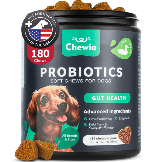 Dog Probiotic Chews with Pumpkin & Digestive Enzymes