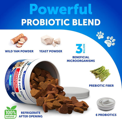 Probiotics for Dogs, Gut Health & Digestive Support Chews