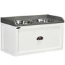 Raised Pet Feeder, Large Pet Dish Bowl Set with Storage Drawer, 2