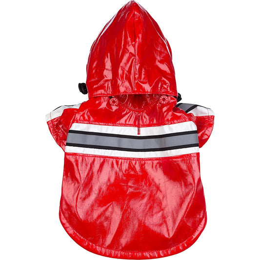 Reflecta-Glow Reflective Waterproof Adjustable Pvc Pet Raincoat