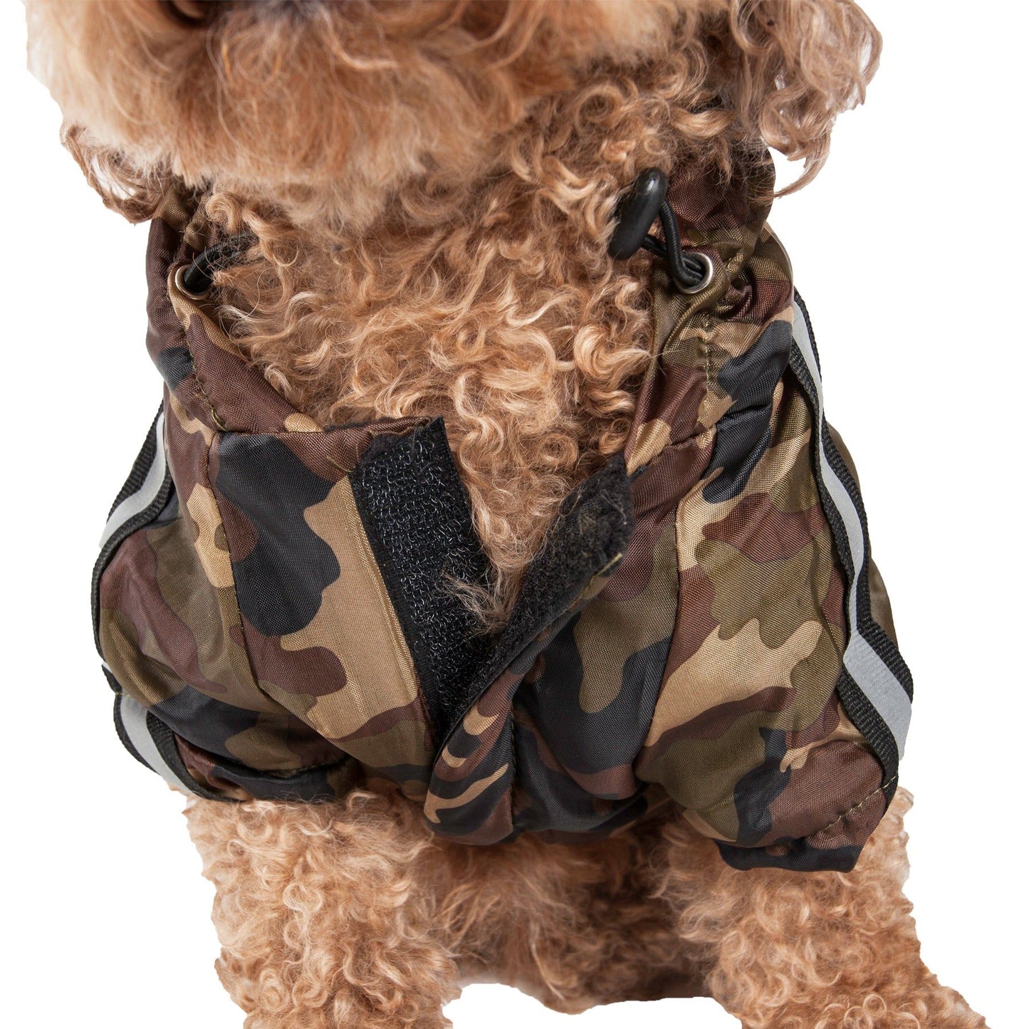 Reflecta-Sport Adjustable Reflective Weather-Proof Pet Rainbreaker