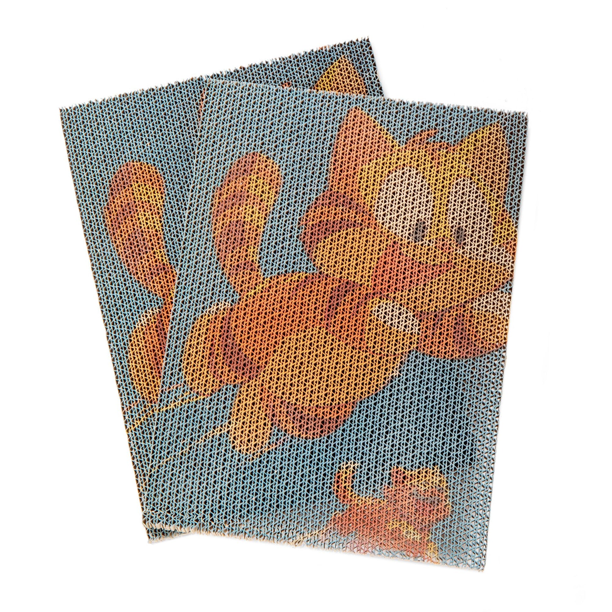 Replaceable Cat Scratching Board with Cute Patterns (15 Pieces