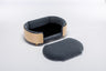 Scandinavian Style Elevated Dog Bed Pet Sofa with Solid Wood Legs