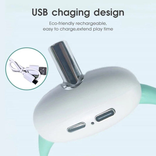 Smart Laser Tease Cat Collar Electric USB Charging Kitten Wearable