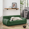 Soft and Comfortable Pet Sofa with Backrest and Armrests, Suitable