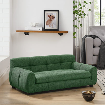 Soft and Comfortable Pet Sofa with Backrest and Armrests, Suitable
