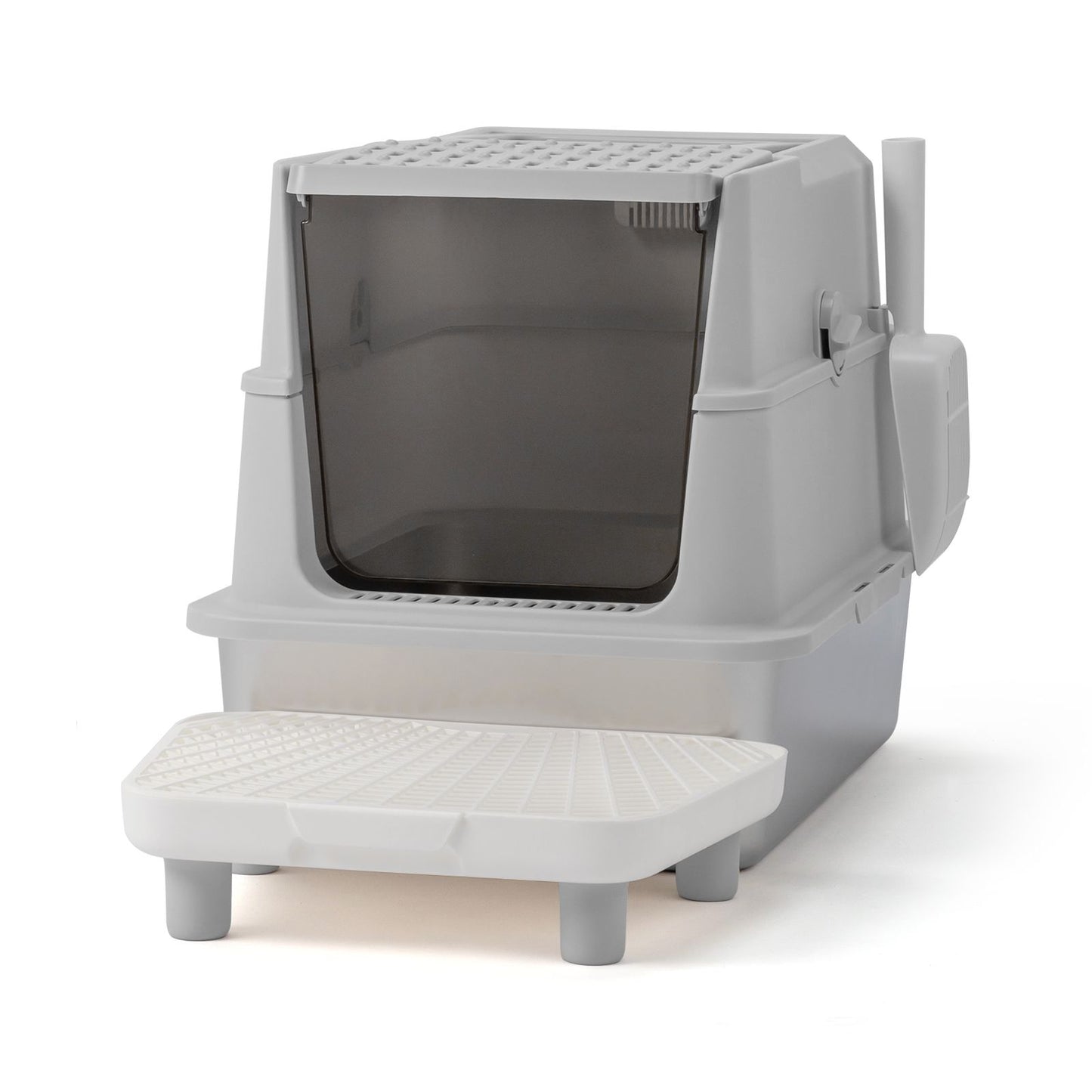 Stainless Steel Cat Litter Box, Covered Extra Large Cat Litter Box