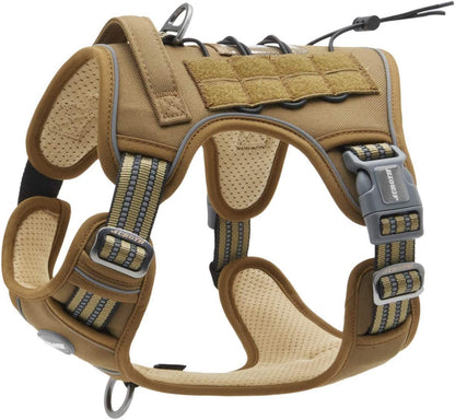 Tactical Dog Harness for Small Medium Dogs No Pull