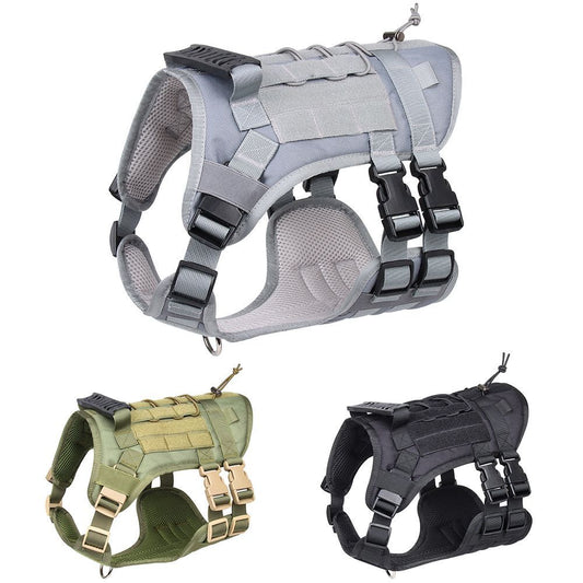 Tactical Dog Harness for Small Medium Large Dog; Dog Harness Vest