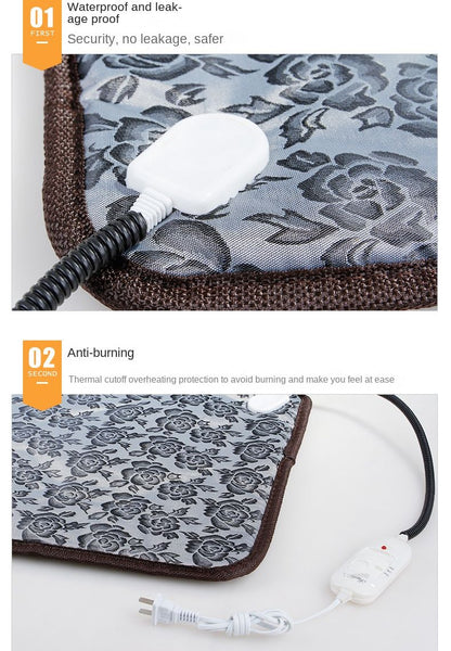 Temperature-Adjustable Pet Electric Blanket Waterproof Bite-Proof