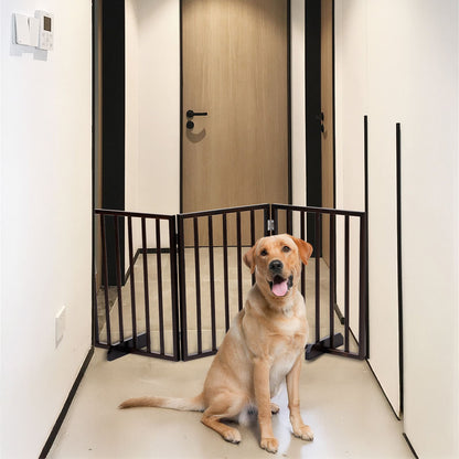 The Wooden Dog Fence Walnut