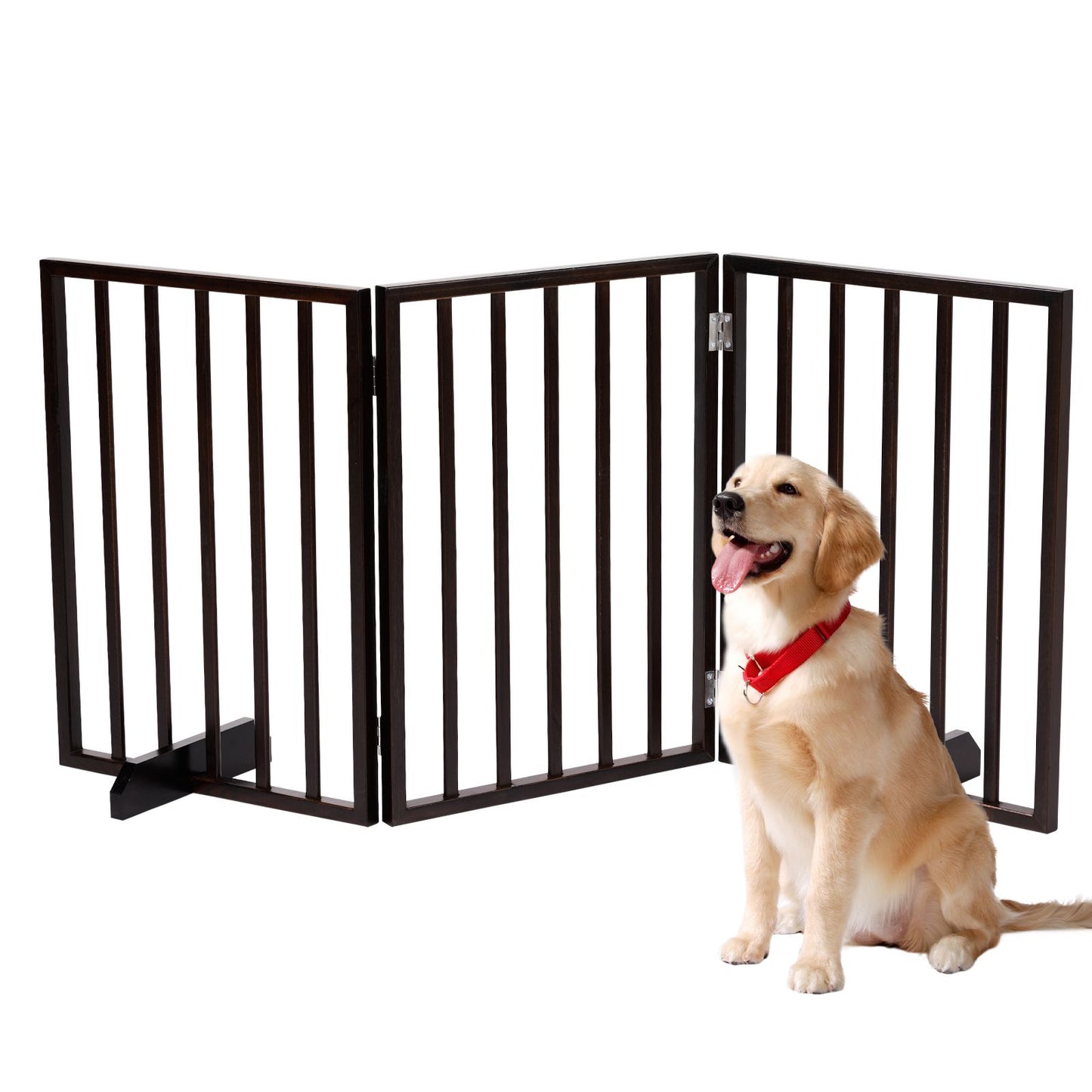 The Wooden Dog Fence Walnut
