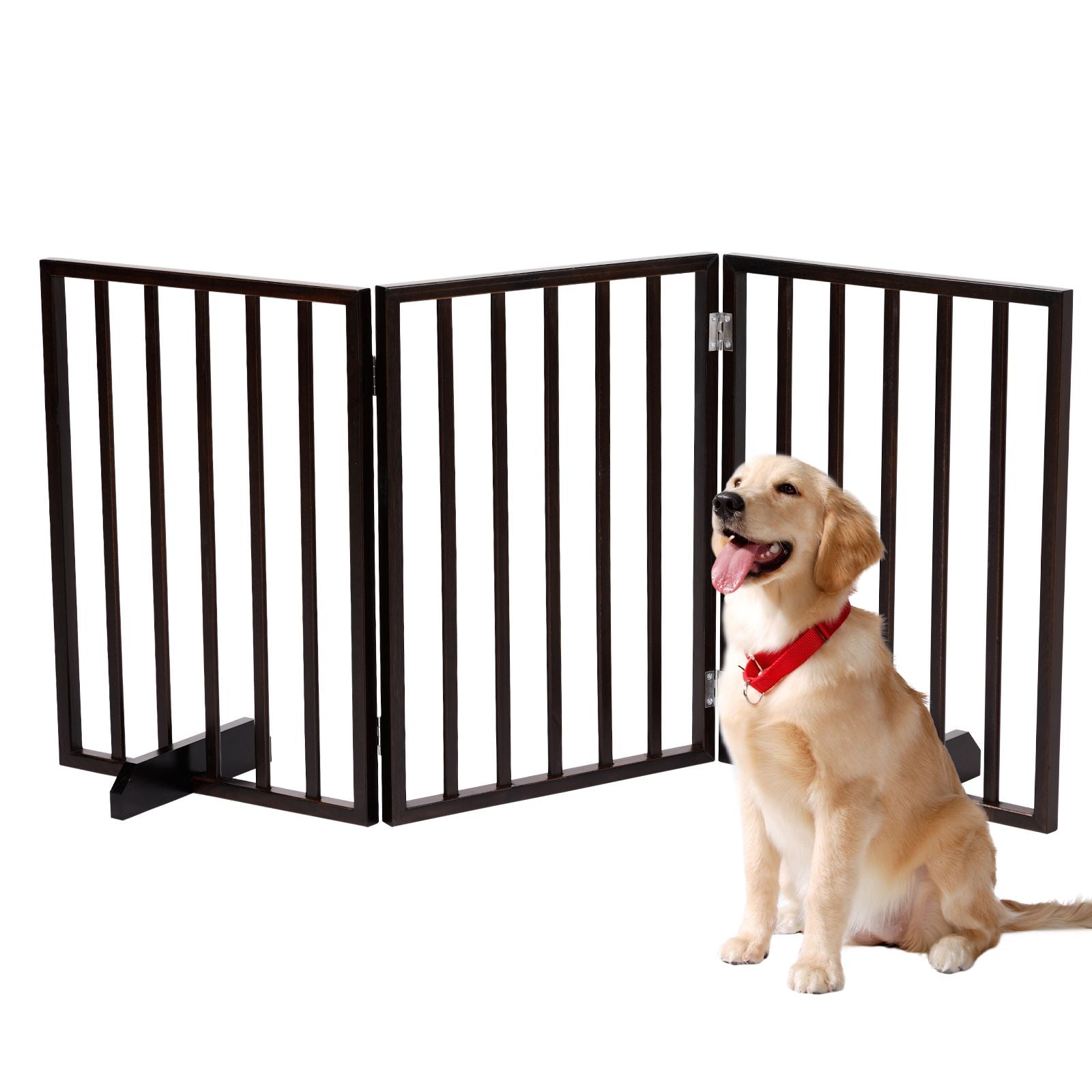 The Wooden Dog Fence Walnut