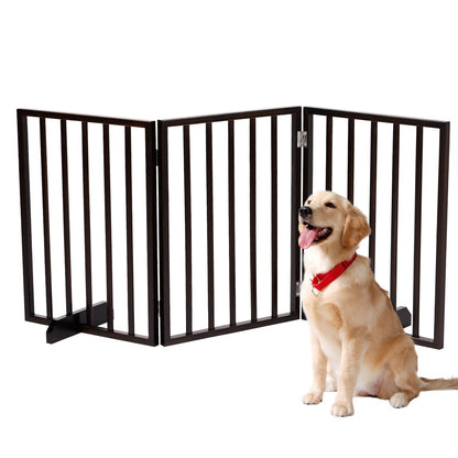 The Wooden Dog Fence Walnut