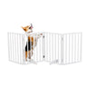 The Wooden Dog Fence White